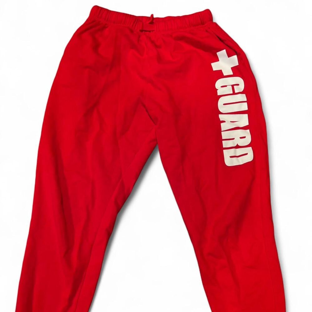 Lifeguard Unisex Red Joggers-tracksuits